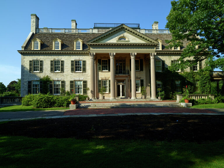 Front facade of the George Eastman Museum