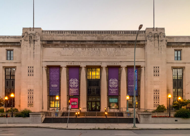 Rundel Memorial Library in Rochester Rundel Memorial Library in Rochester