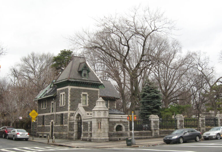 Trinity Cemetery mausoleum and caretaker building Trinity Cemetery mausoleum and caretaker building